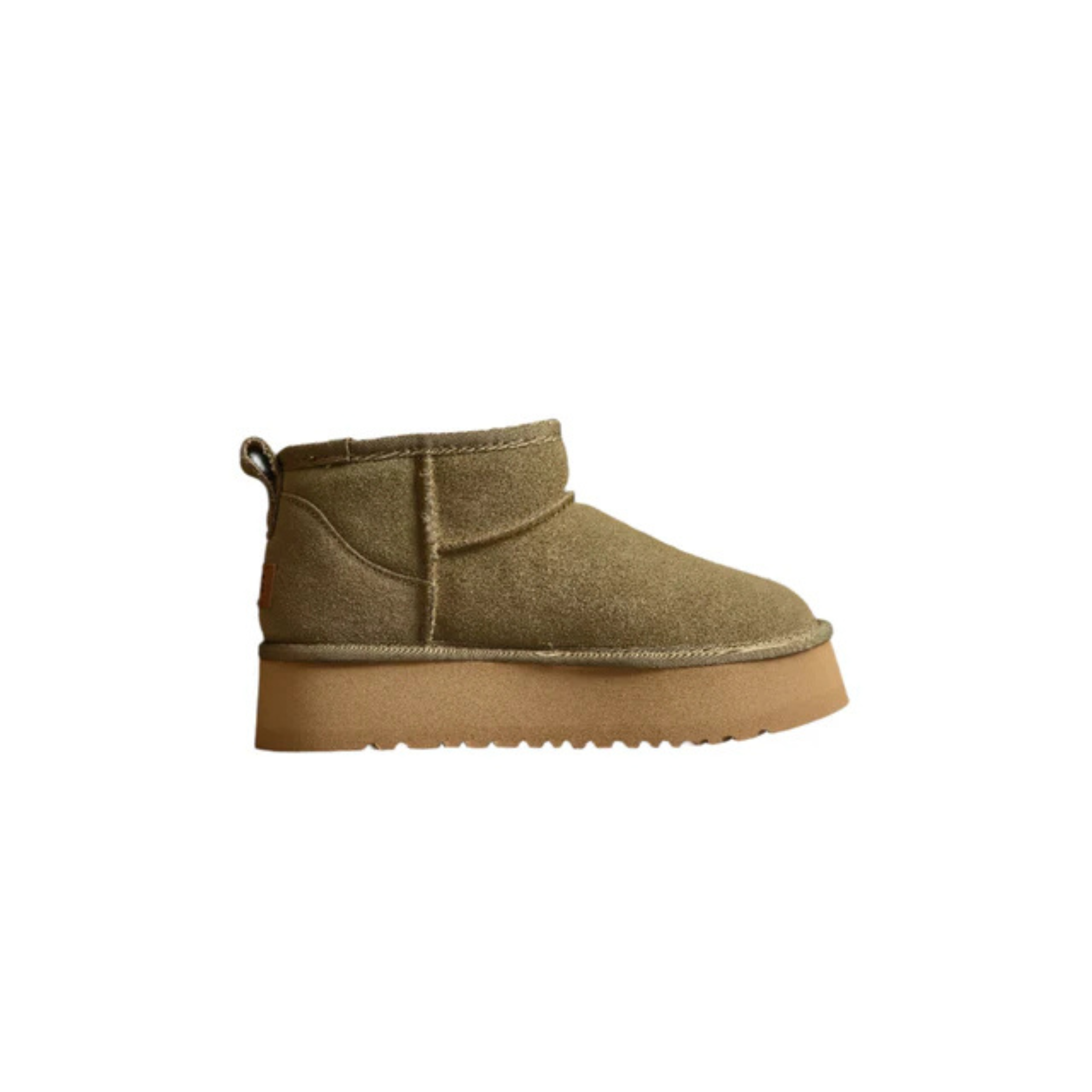 Botas de plataforma mini clásicas para mujer de UGG en color verde