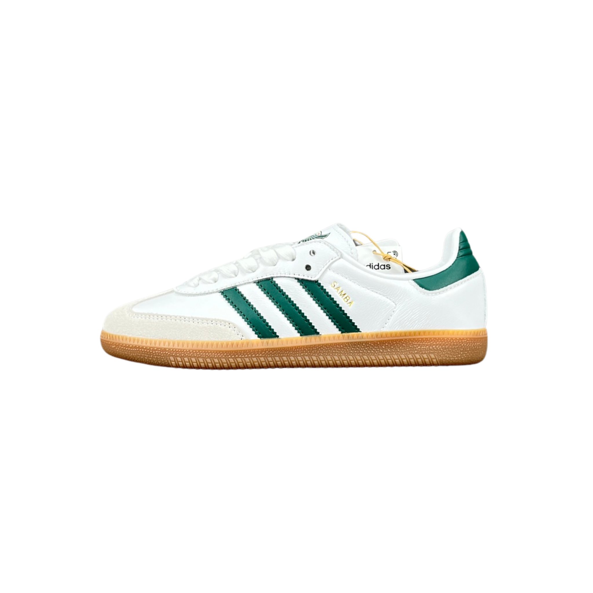 Adidas Originals Samba OG White Green (Beige Sole)