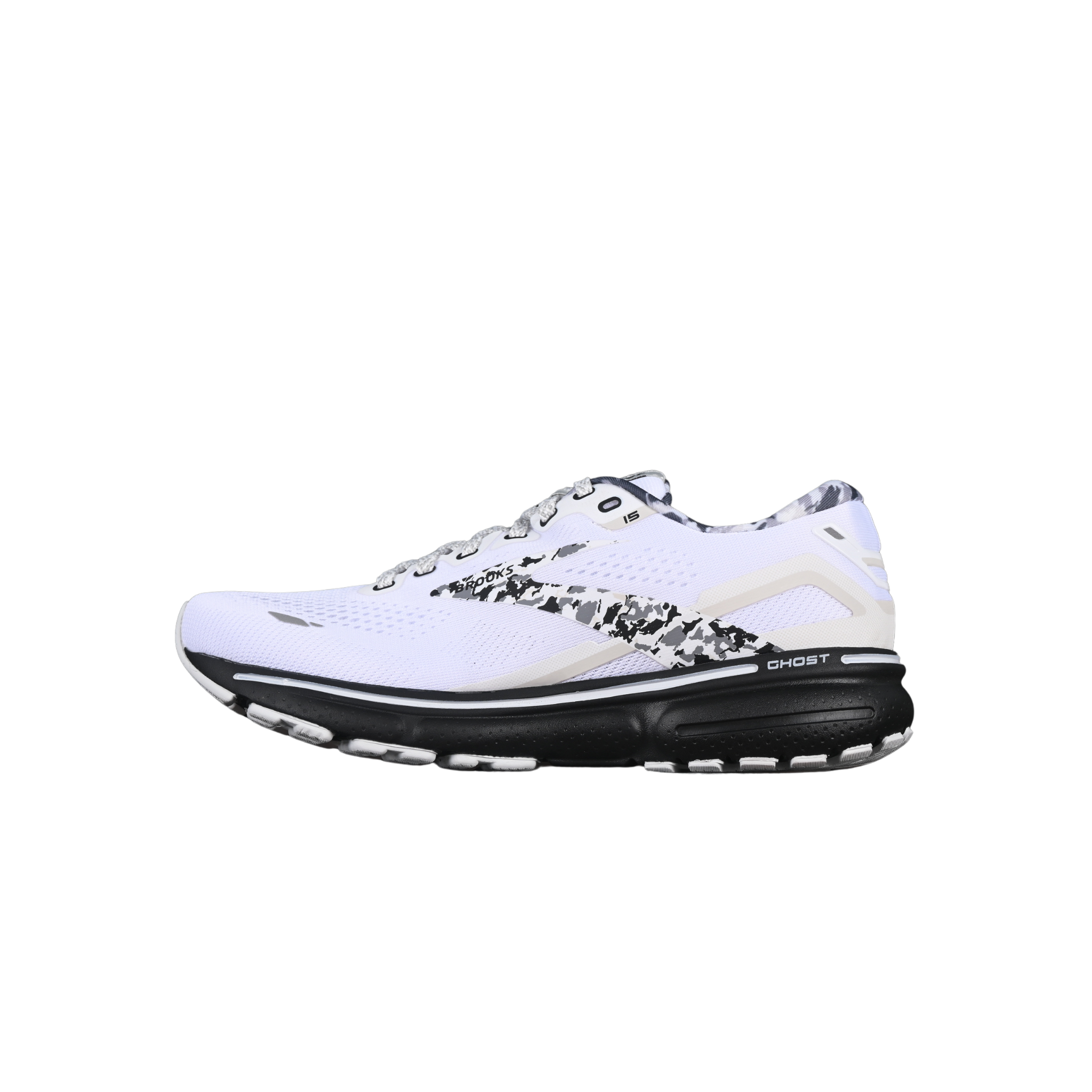 Brooks Ghost 15 White Black