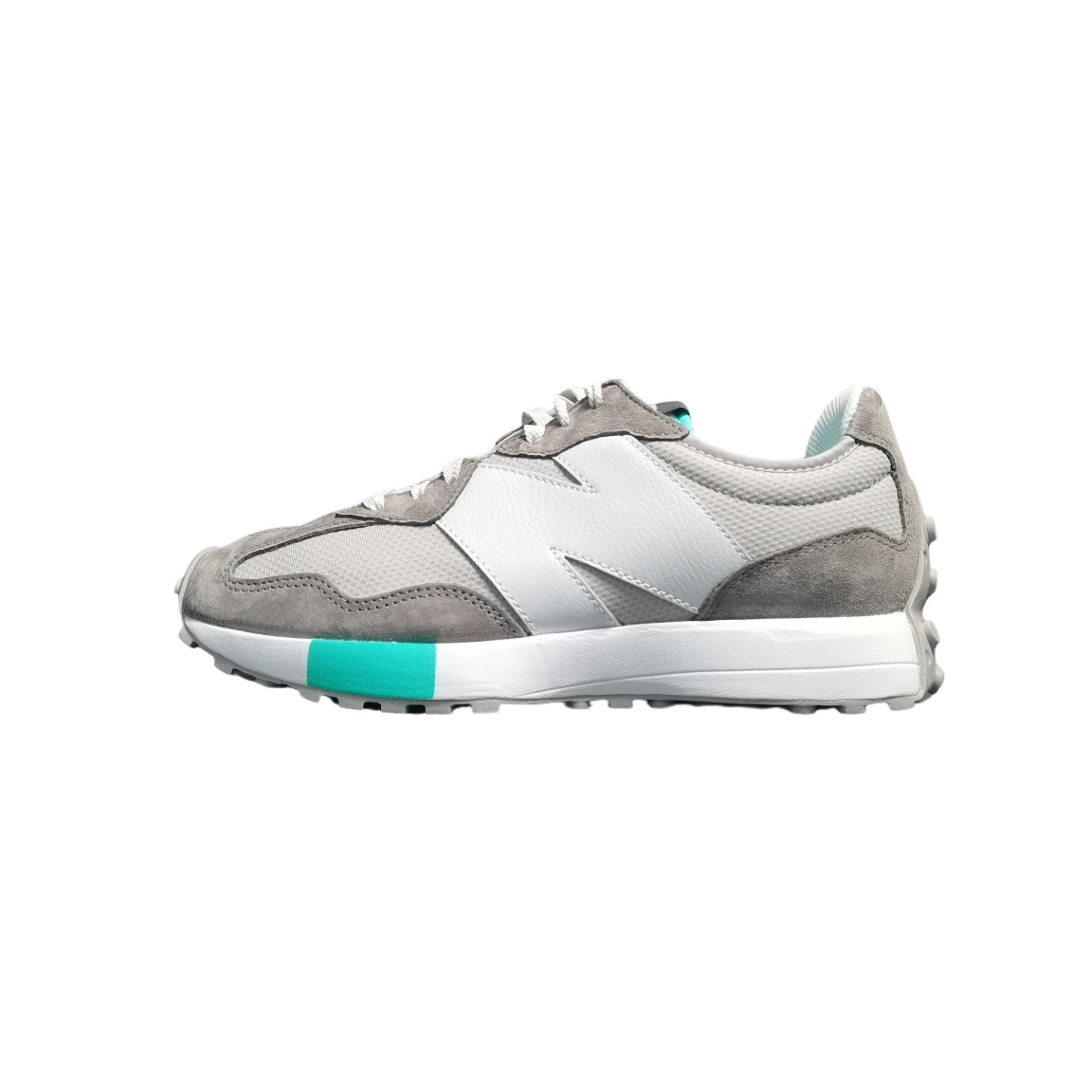 New Balance 327 Grey White (Blue Sole)