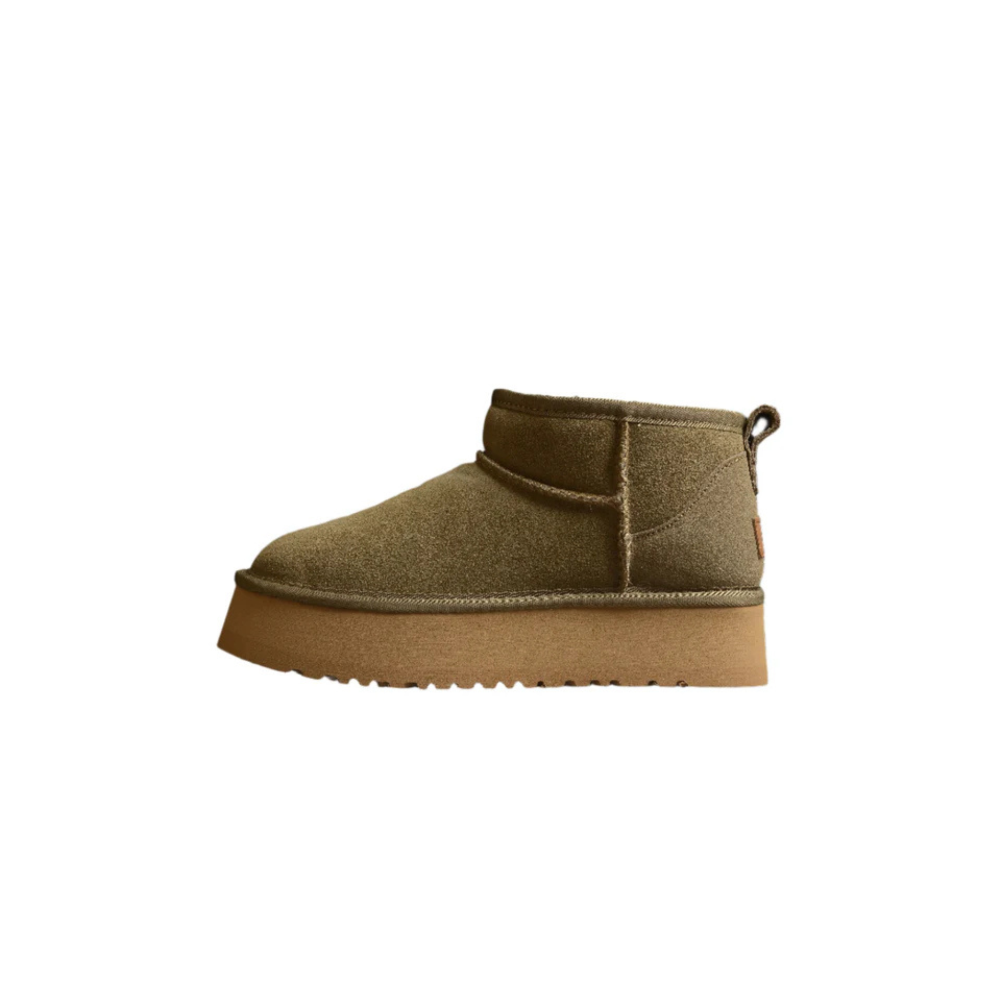 Botas de plataforma mini clásicas para mujer de UGG en color verde