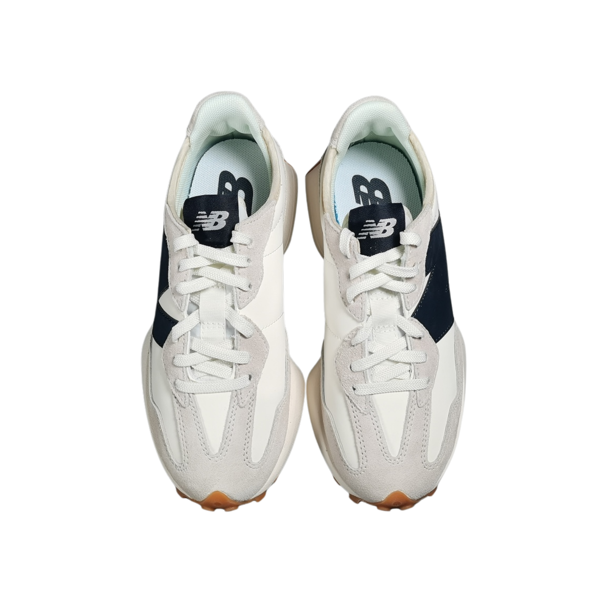 New Balance 327 White Dark Blue