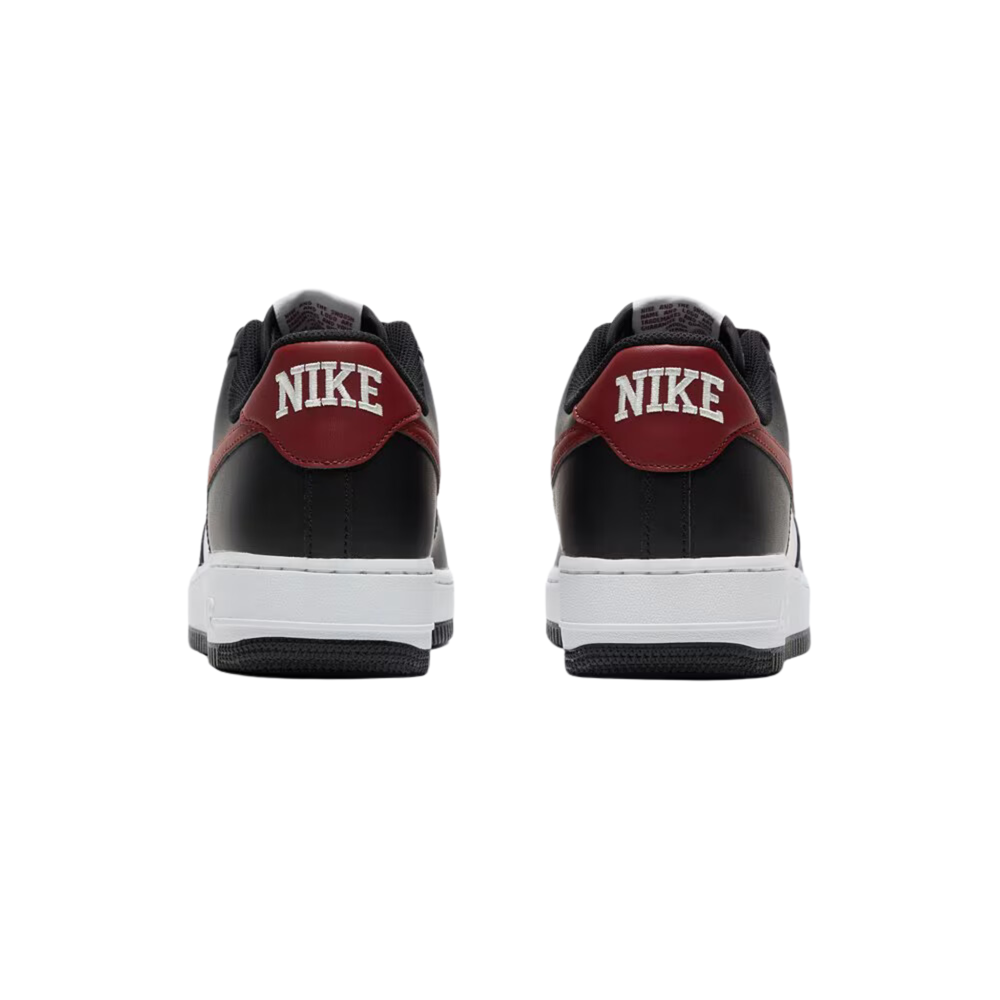 Nike Air Force 1 Black Red White
