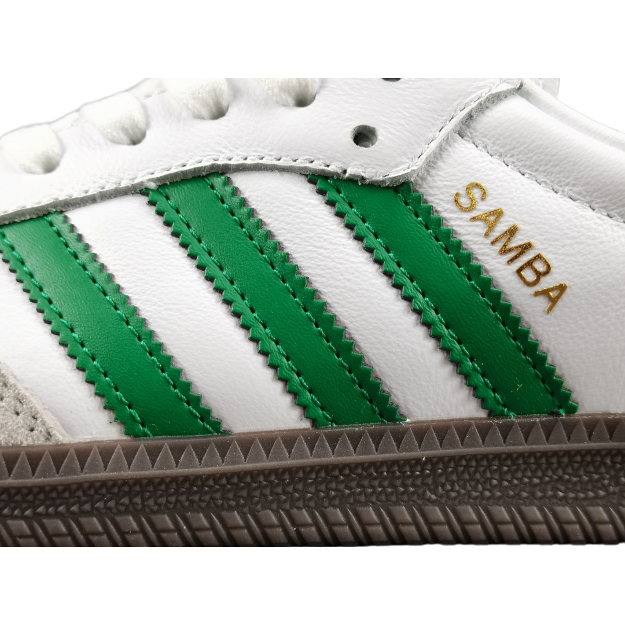 Adidas Originals Samba OG White Green (Brown Sole)