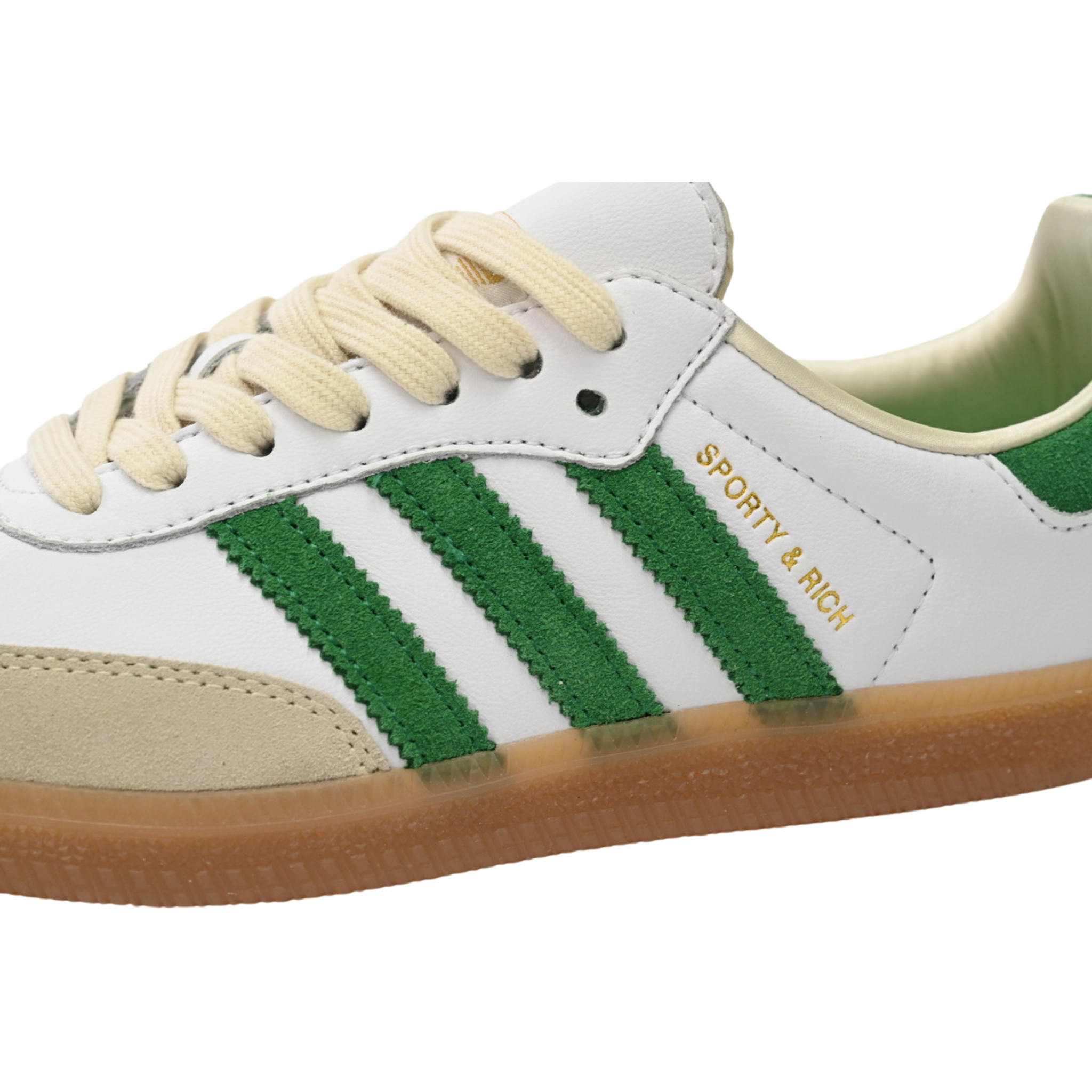 Adidas Originals Samba Vegan OG x Sporty & Rich White Green